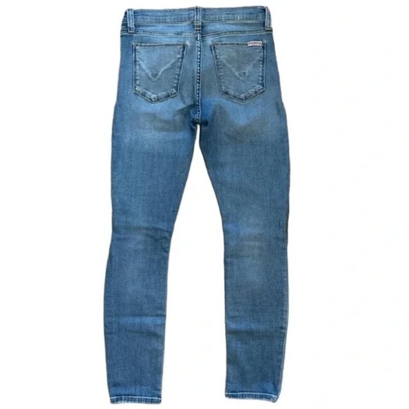 πβ¨ HUDSON Women's Low-Rise Distressed Krista Super Skinny Ankle Jeans - Sz 25 β¨ - Picture 5 of 16